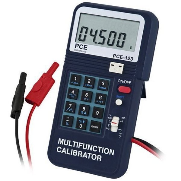 Pce Instruments Current Digital Calibrator, 4 to 20-mA PCE-123